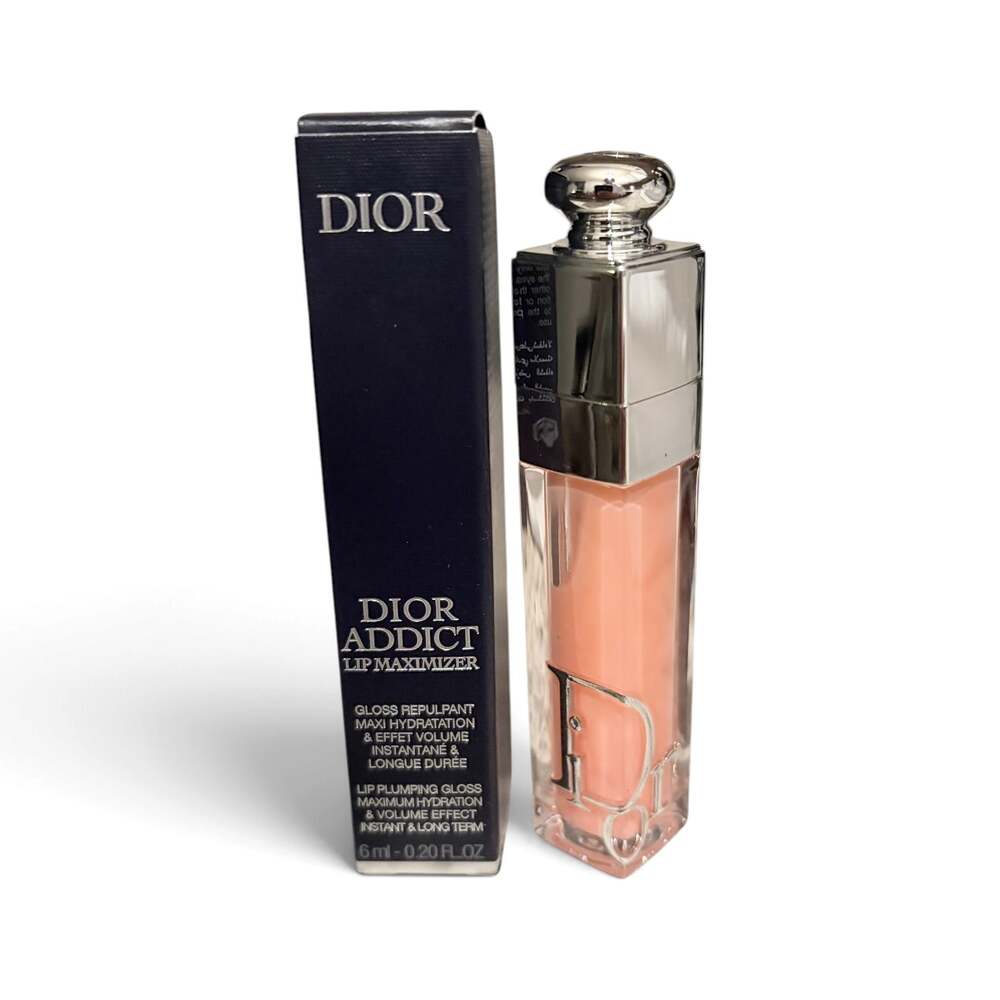 Dior Addict Lip Maximizer 001 Pink Lip Plumping Gloss 6 ml 0.20 fl oz New in Box